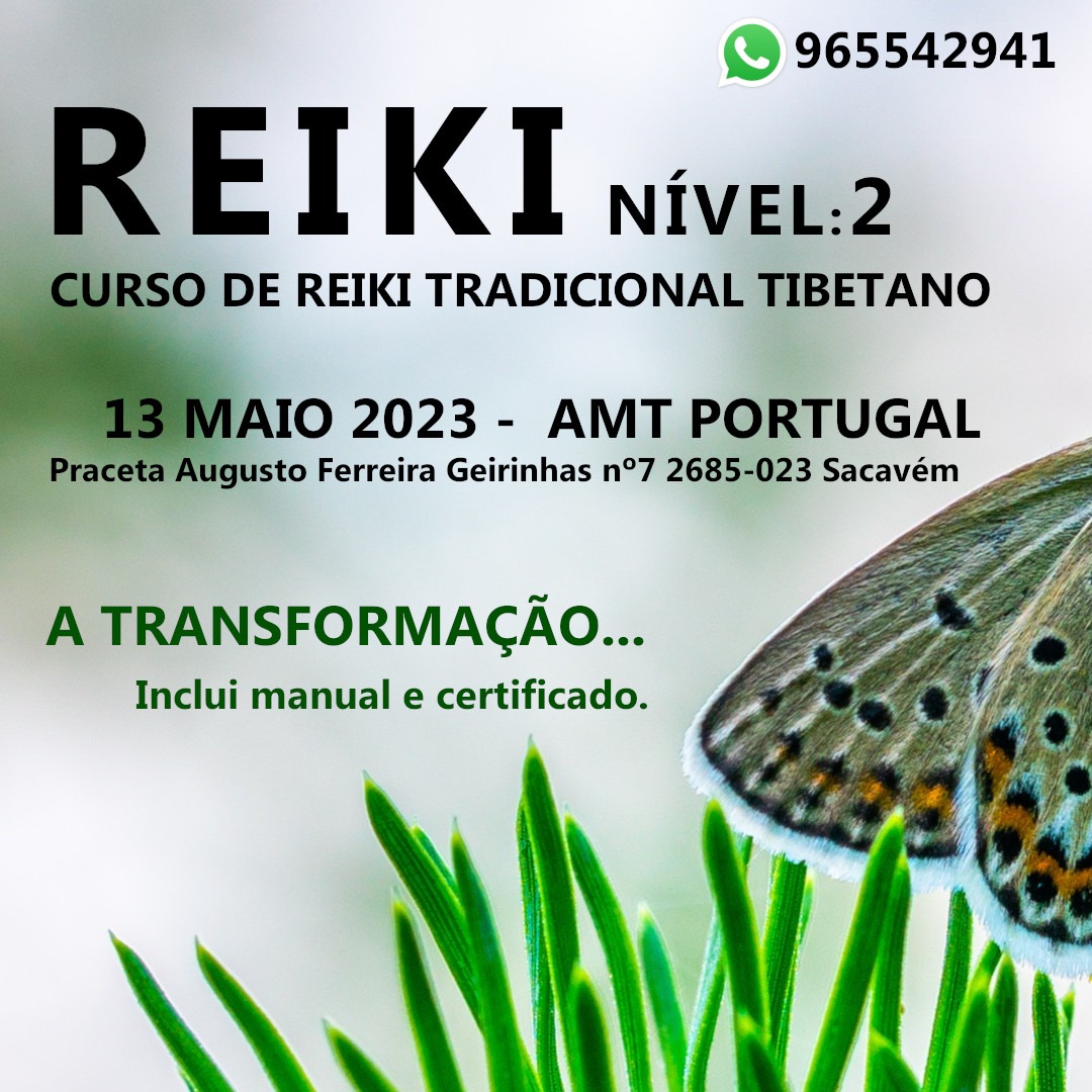 Curso Reiki 2 AMT Portugal - Sacavem